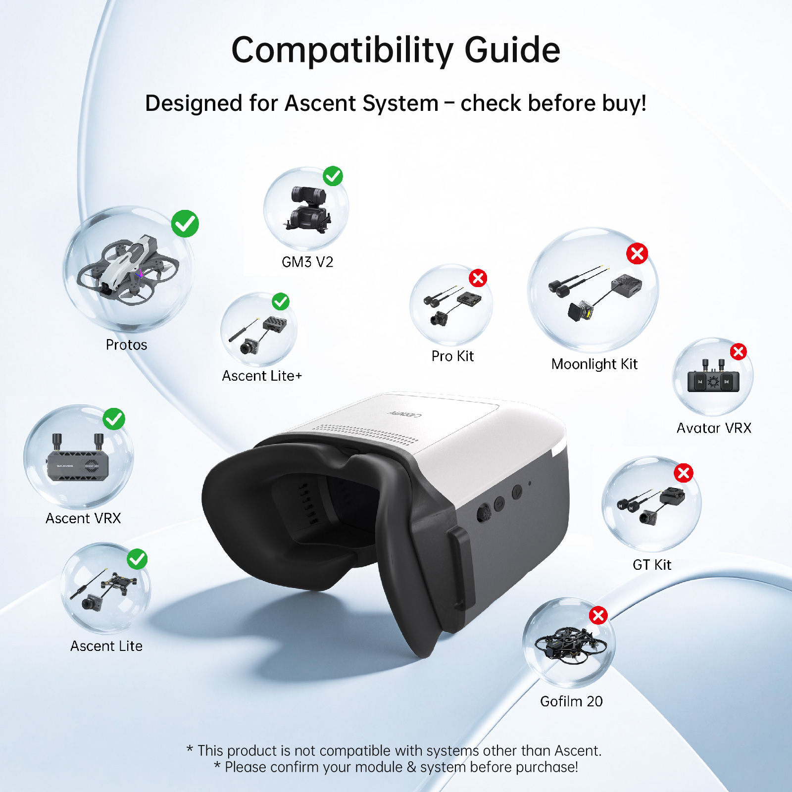 Okulary FPV CADDXFPV WALKSNAIL – Skyzone Cobra X V2 Fpv Goggles recenzja i cena